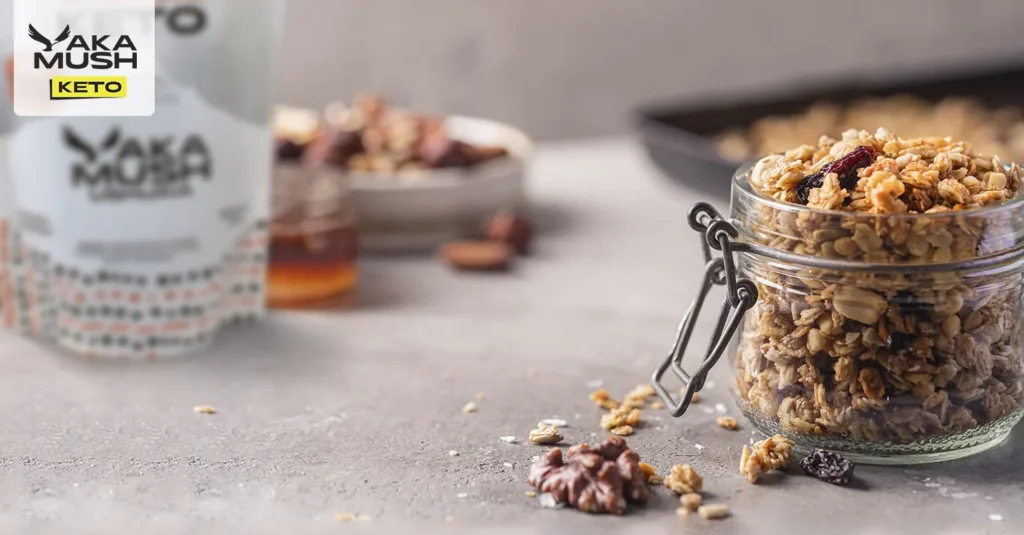 Recetas rápidas y saludables con granola keto de Yakamush